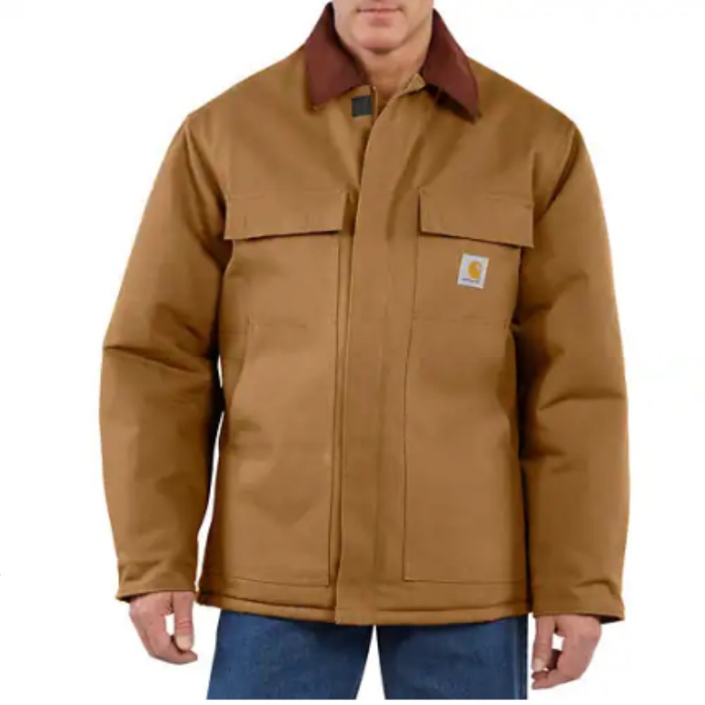 SOLD IN STORE CARHARTT LOOSE FIT FIRM DUCK INSULATED TRADITIONAL COAT - Picture 1 of 16